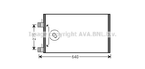 AVA QUALITY COOLING Конденсатор, кондиционер RT5444